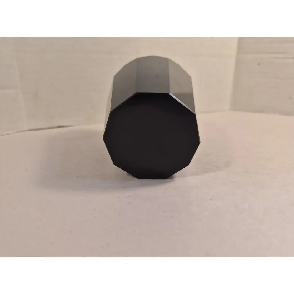 Josef Hoffmann Moser Art Deco Black Amethyst Gem Cut Glass Vase 4